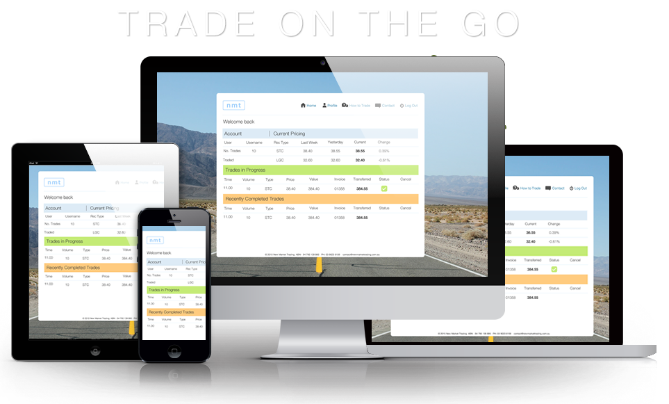 Trade on the go